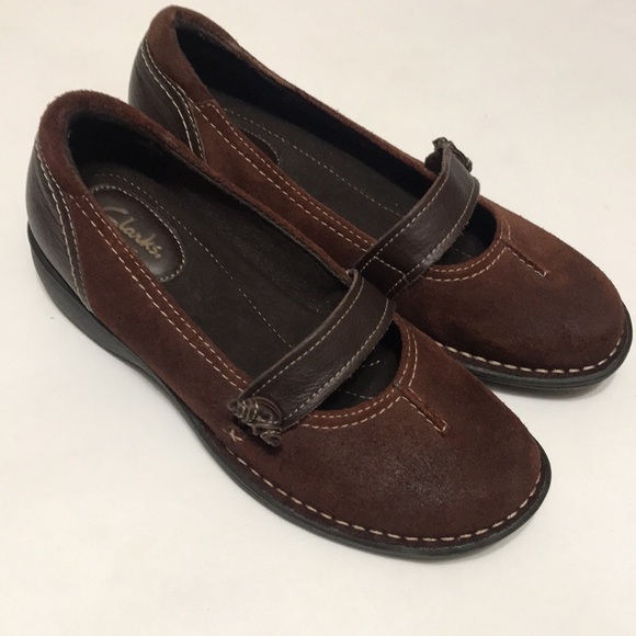 Clark Artisan Mary Jane Button Strap Flats 6.5M - Picture 11 of 11